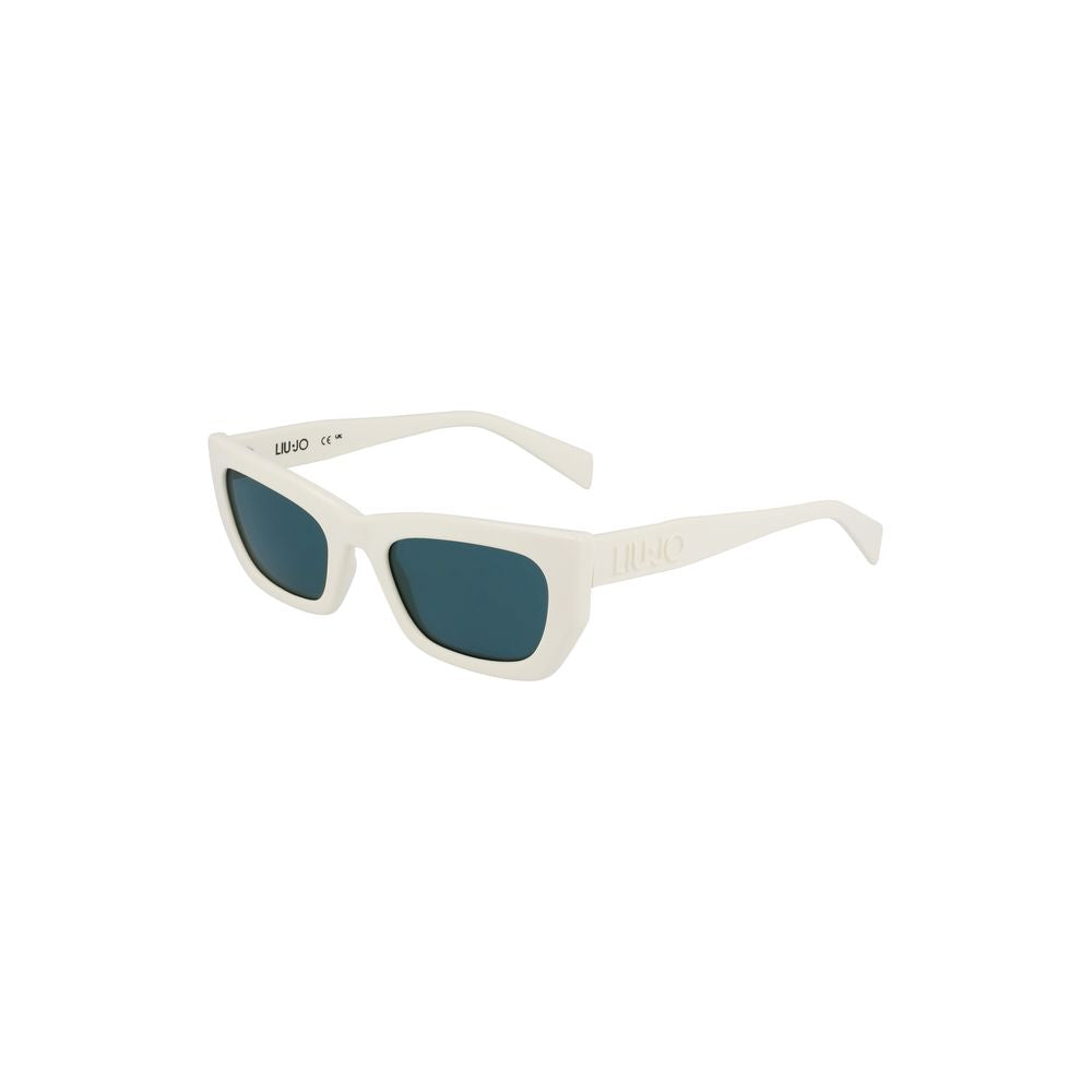 Liu Jo – Weiße Sonnenbrille mit Bio-Injektion