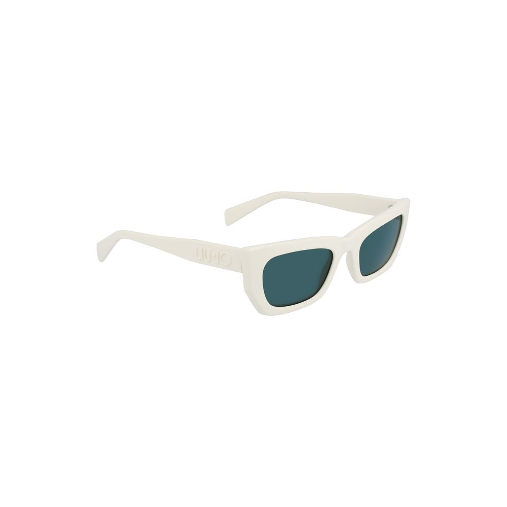 Liu Jo – Weiße Sonnenbrille mit Bio-Injektion
