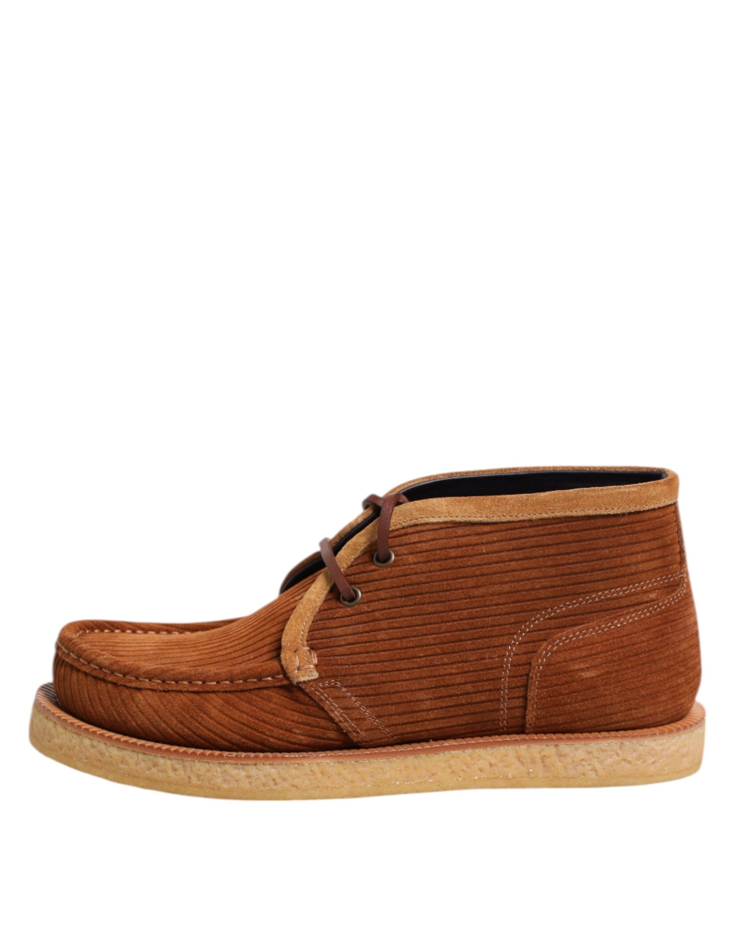Dolce & Gabbana Braun Wildleder Nubuk Leder Desert Ankle Boots Schuhe