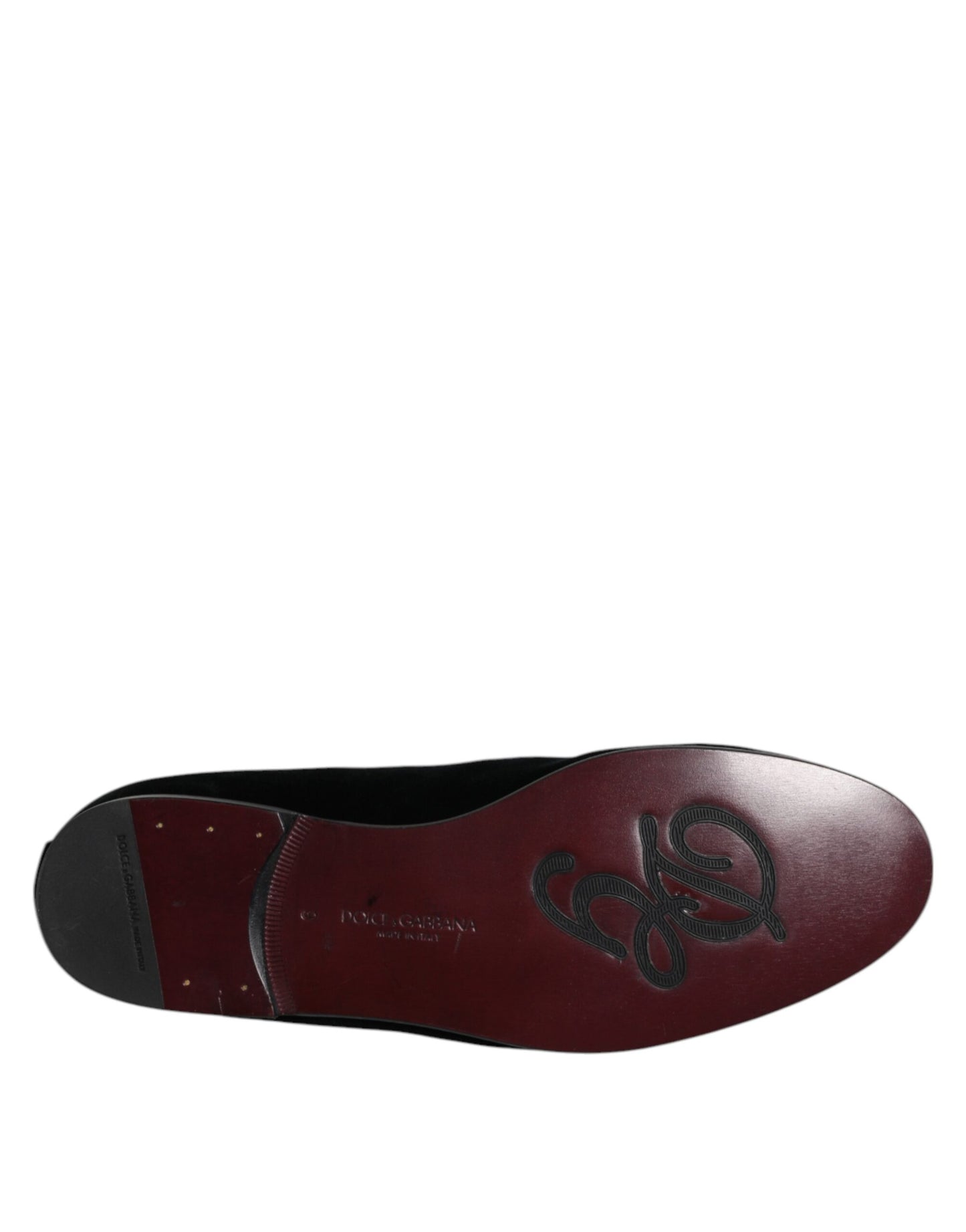 Dolce & Gabbana – Slipper-Loafer aus schwarzem Wildleder mit Kreuzmuster