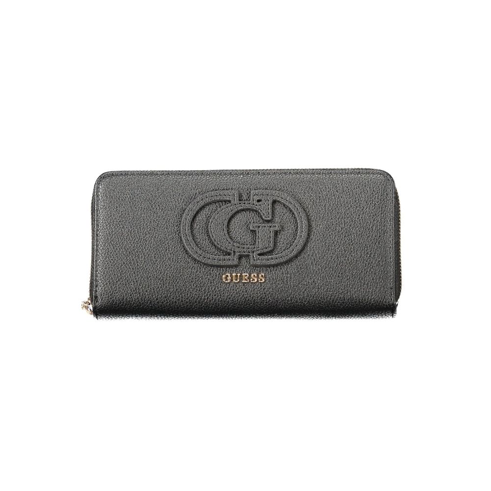 Guess Jeans Schwarze Polyethylen Damen Geldbörse