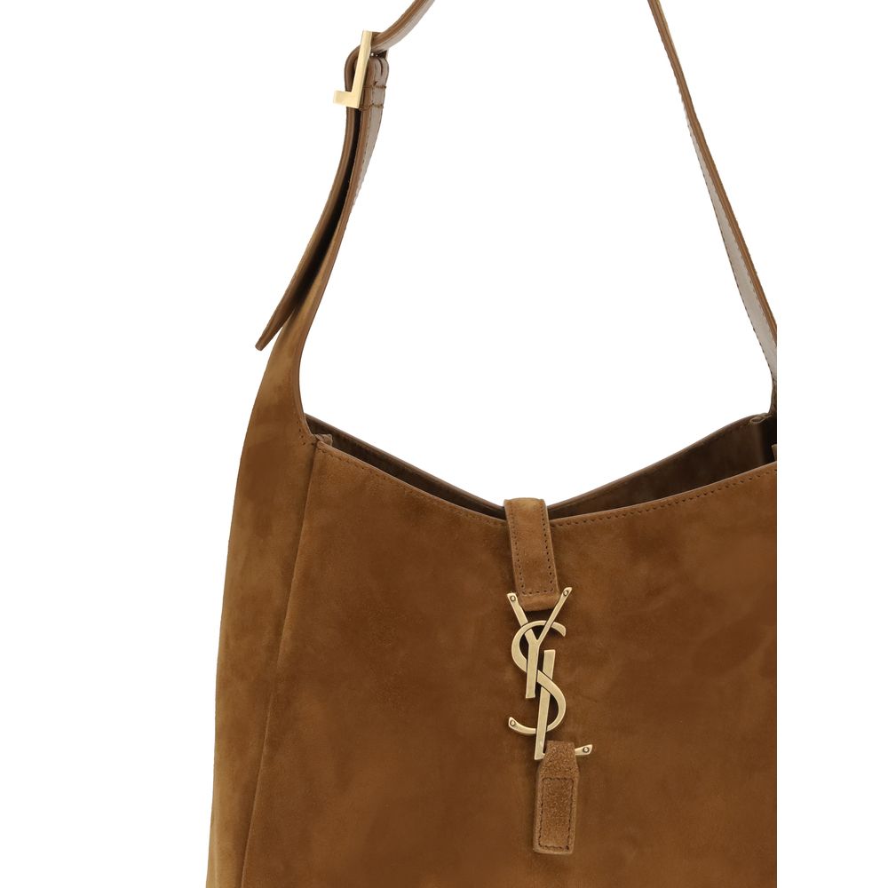 Saint Laurent Le 5 bis 7 Schultertasche aus Wildleder