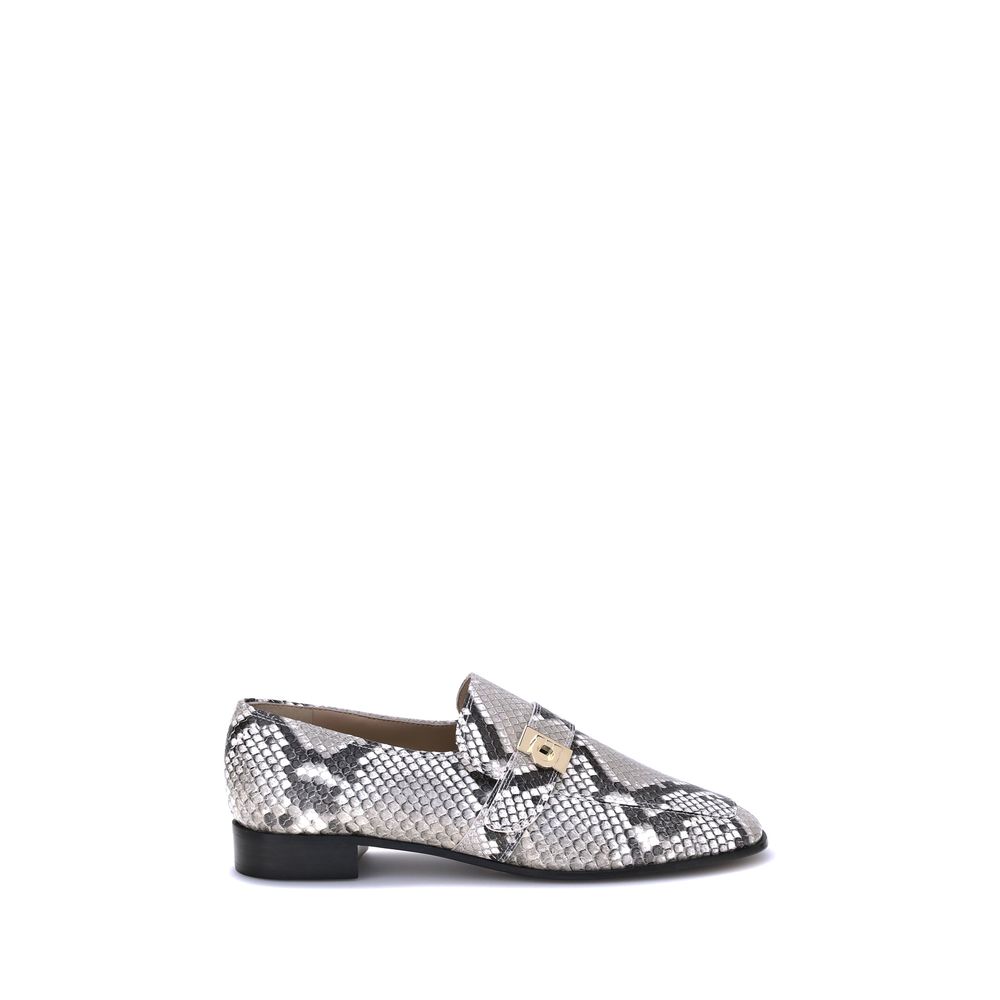 Ferragamo Loafer aus Leder mit Python-Print
