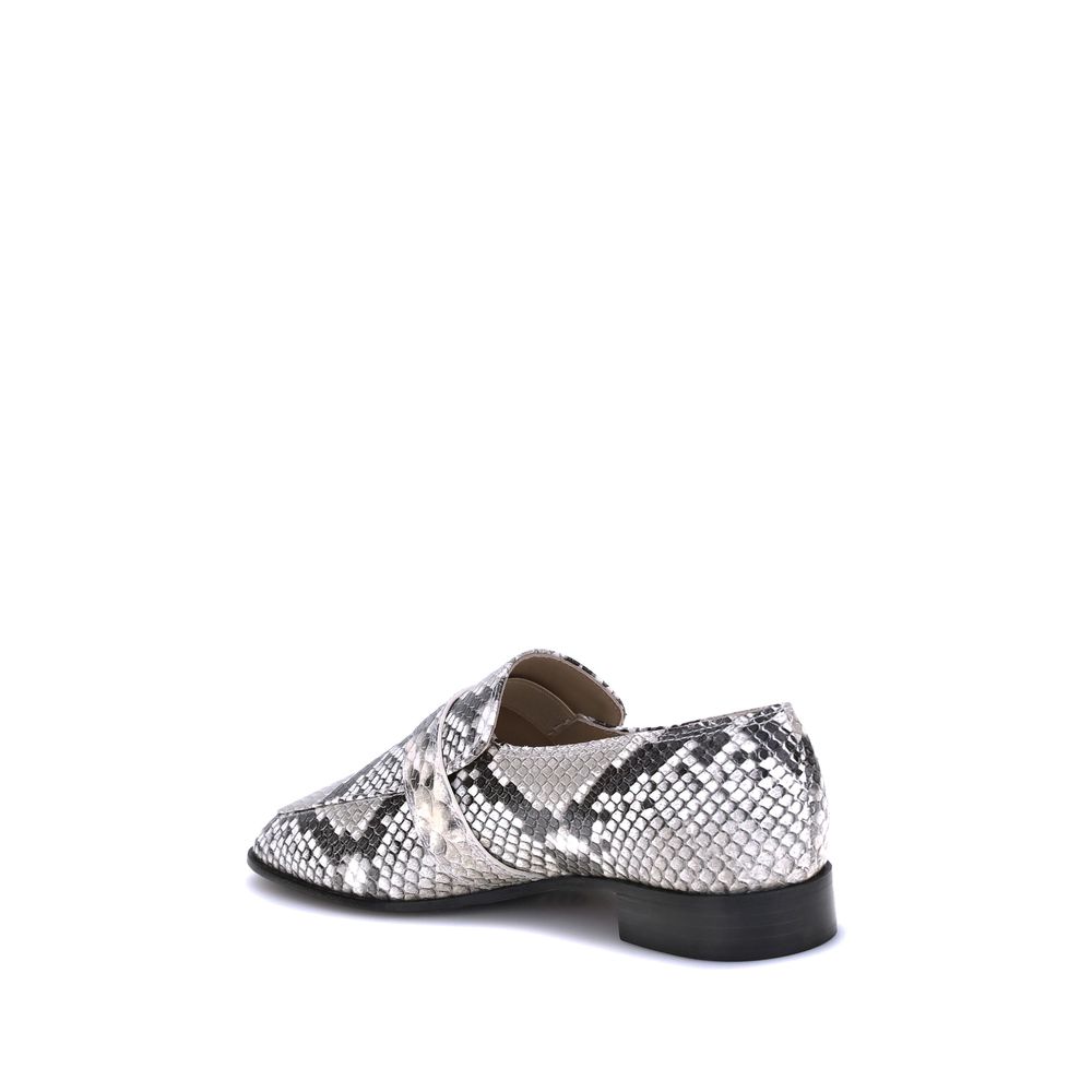 Ferragamo Loafer aus Leder mit Python-Print