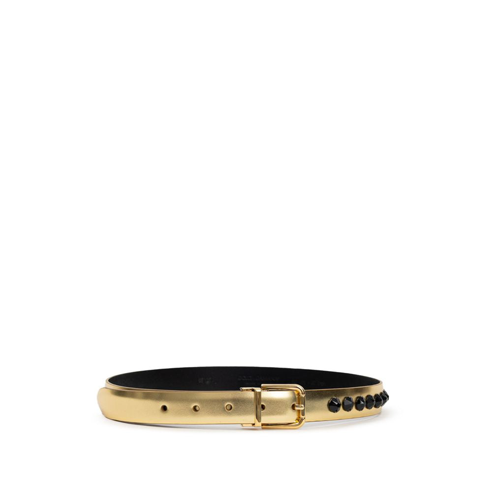 Dolce & Gabbana Goldledergürtel
