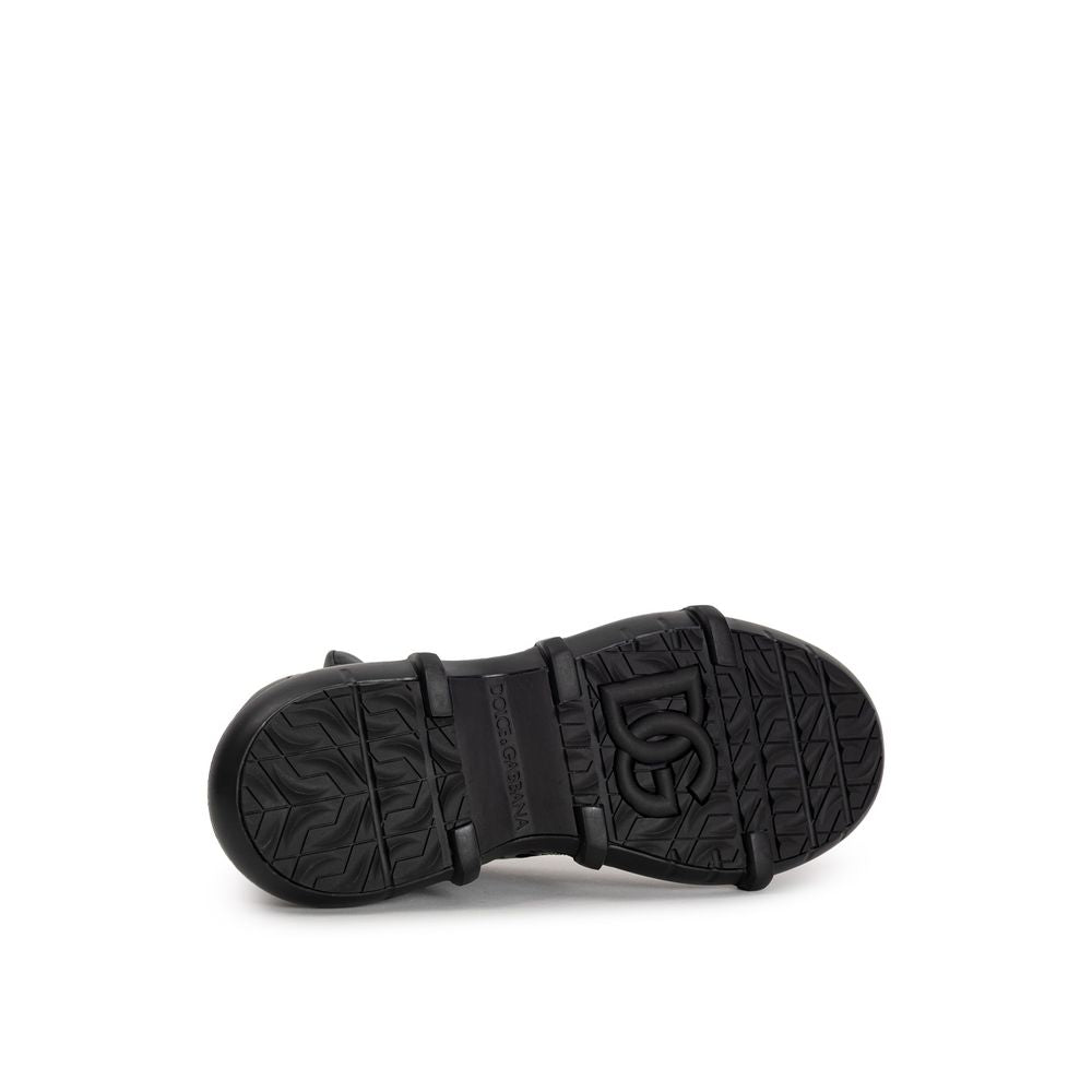 Dolce & Gabbana Oxfords und Derbys aus schwarzem Leder