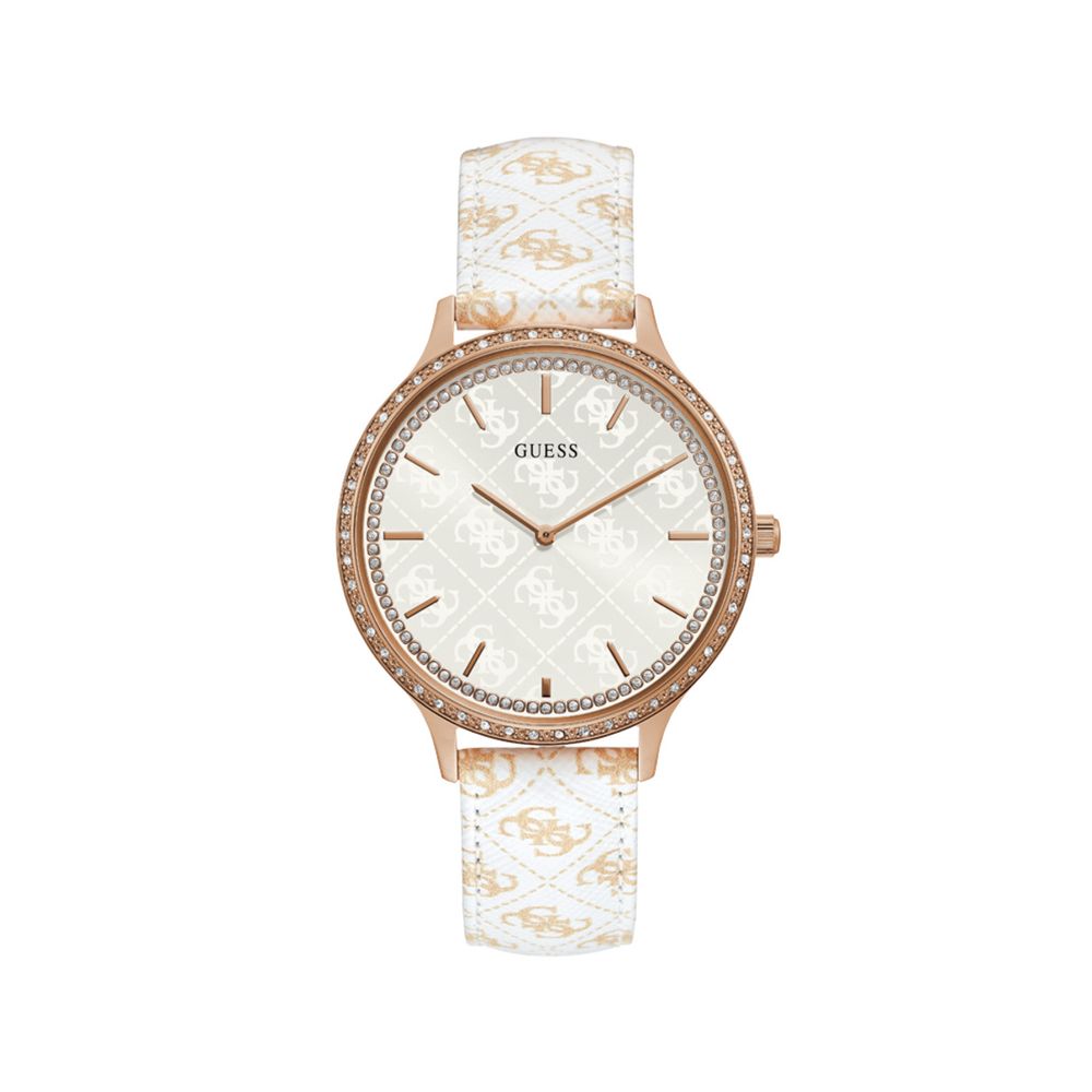 Guess – Weiße Lederuhr