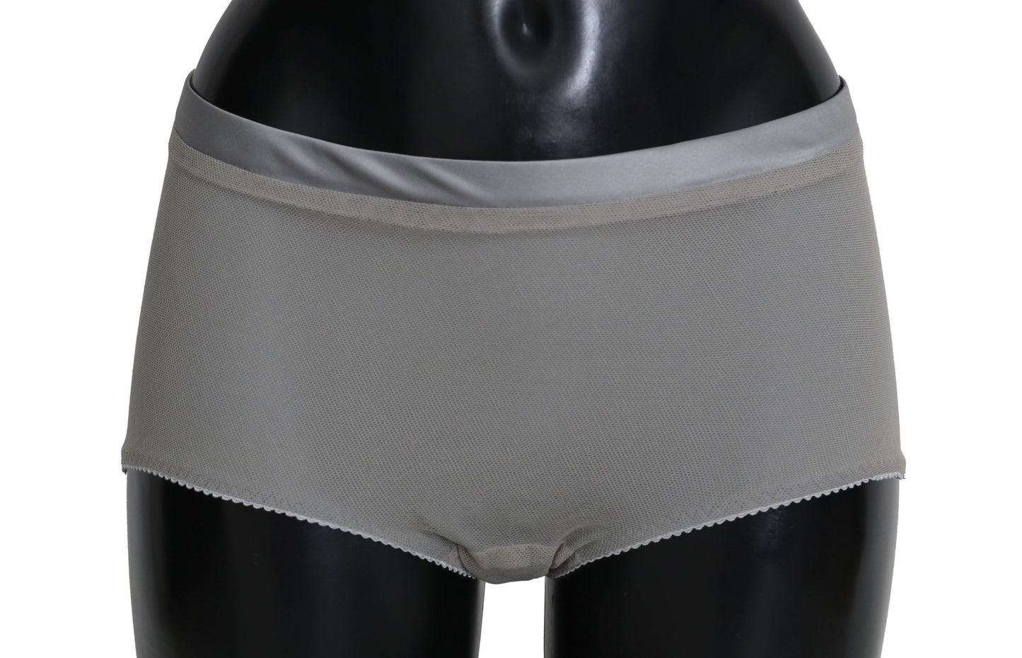 Dolce & Gabbana Unterwäsche Silber mit Netzseidenhöschen