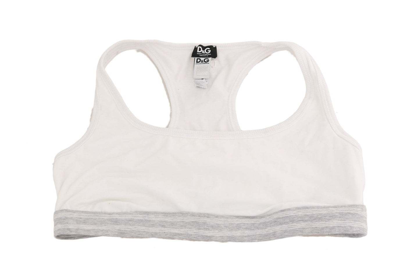 Dolce & Gabbana – Weiße Sport-Stretch-Unterwäsche aus Baumwolle