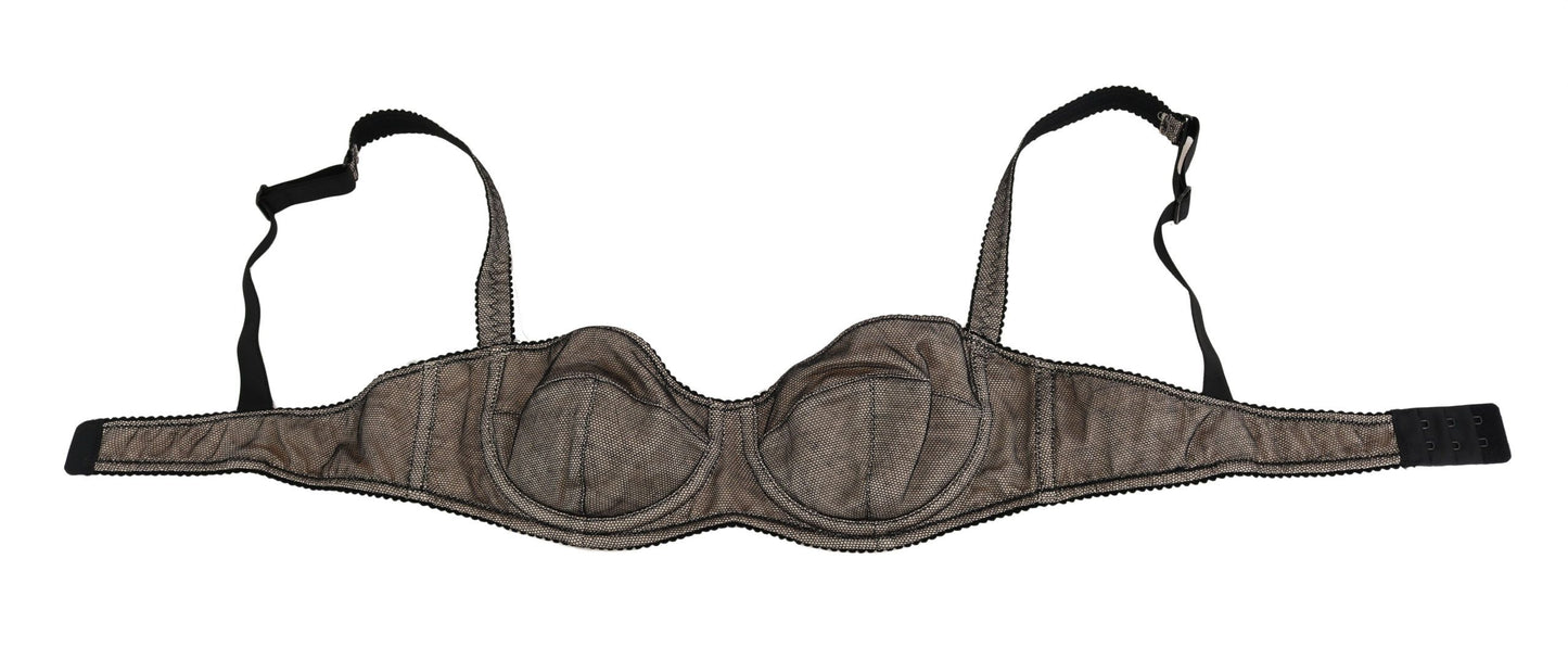 Dolce & Gabbana Brown Regg Balconcino Imbottito BH Unterwäsche