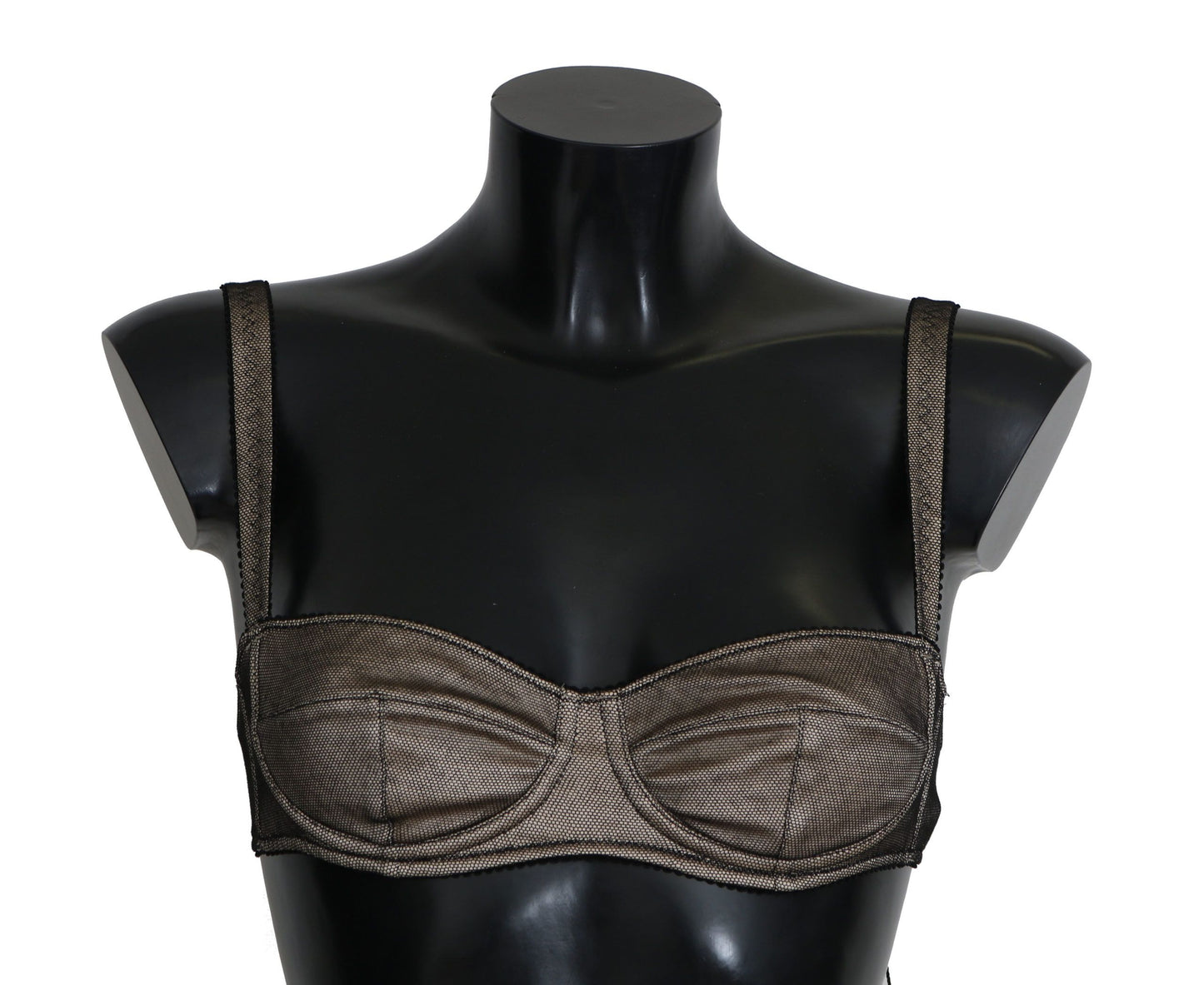 Dolce & Gabbana Brown Regg Balconcino Imbottito BH Unterwäsche