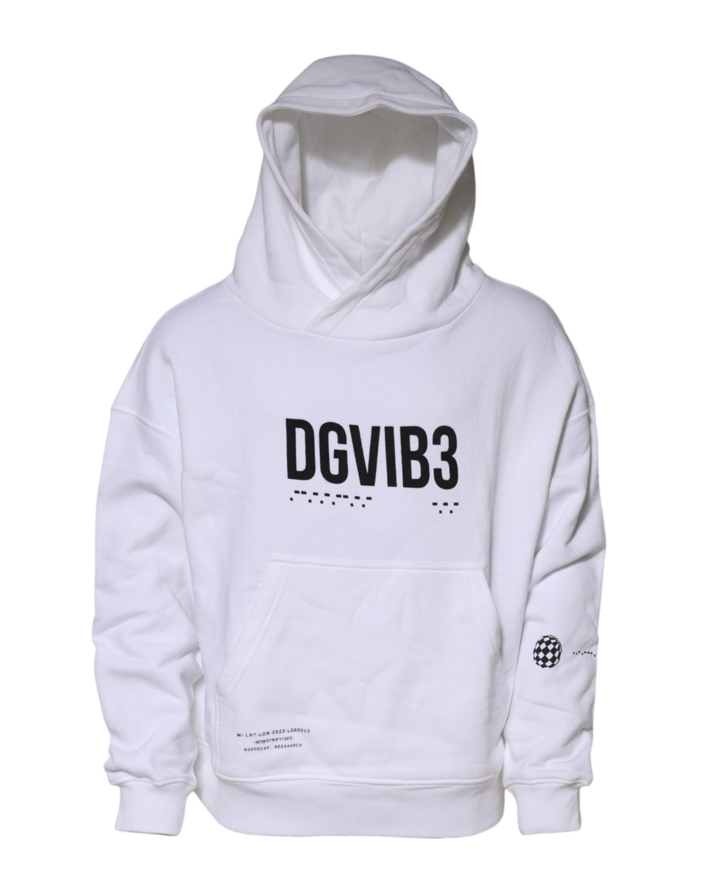 Dolce & Gabbana Weiß DG Vib3 Kapuzenpullover für Herren