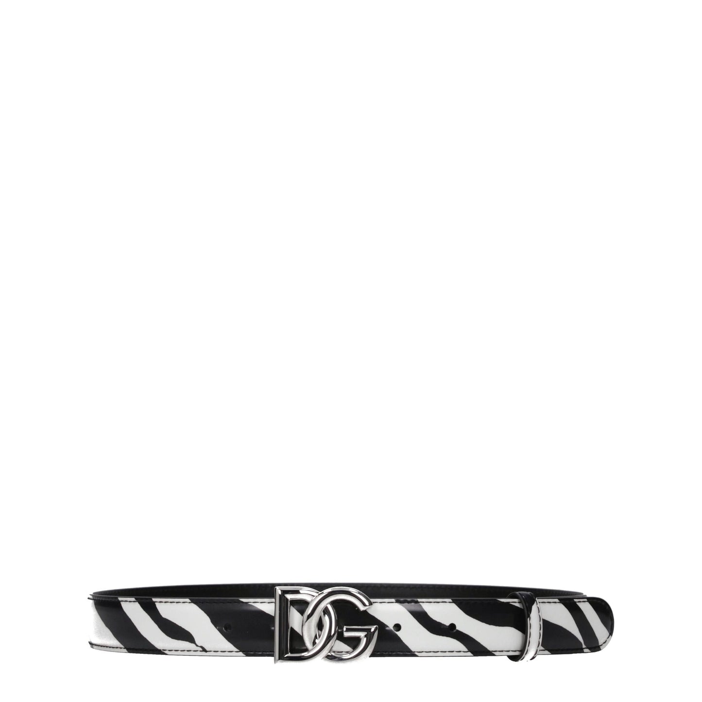 Dolce & Gabbana Schwarze Ledergürtel