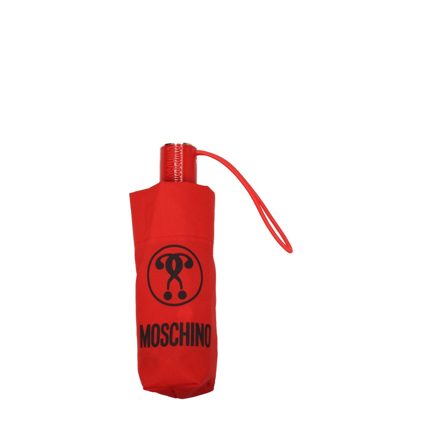 Moschino Rote Polyester-Regenschirme