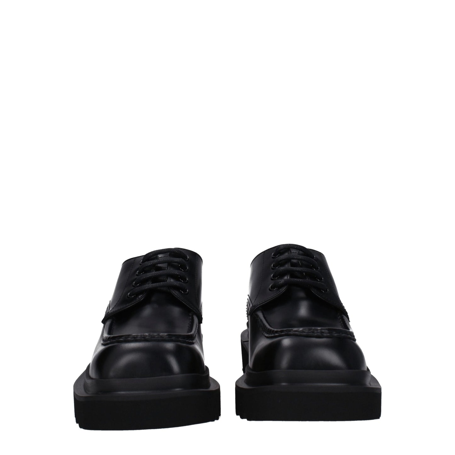 Dolce & Gabbana – Oxfords und Derbys aus schwarzem Leder