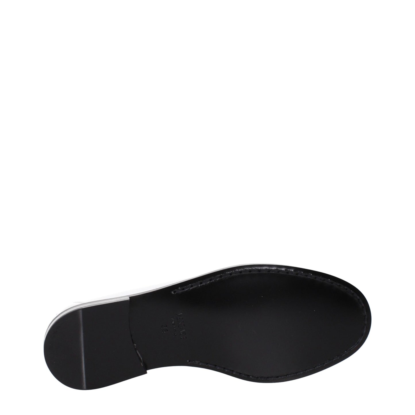 Versace – Slipper aus weißem Leder