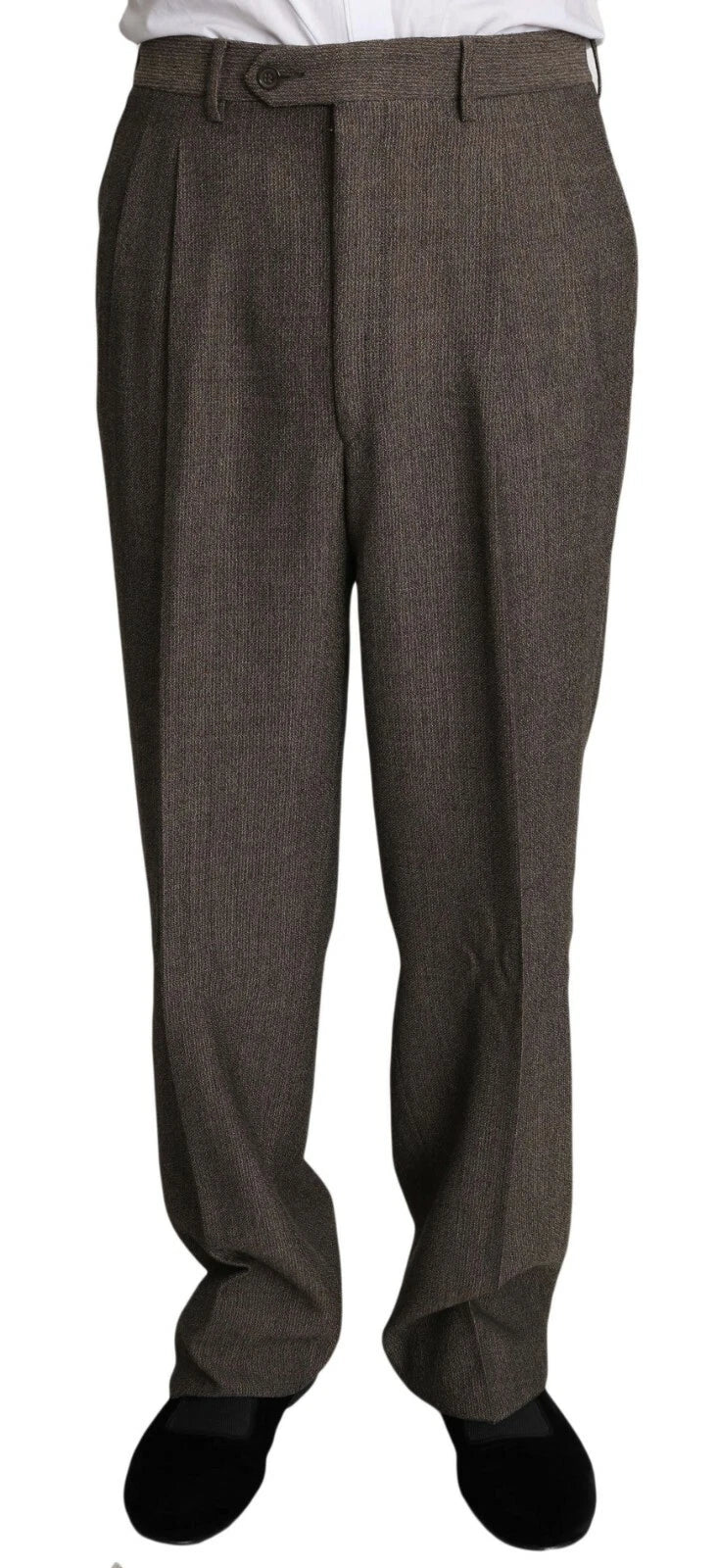 Dolce & Gabbana – Brauner einreihiger Wollanzug