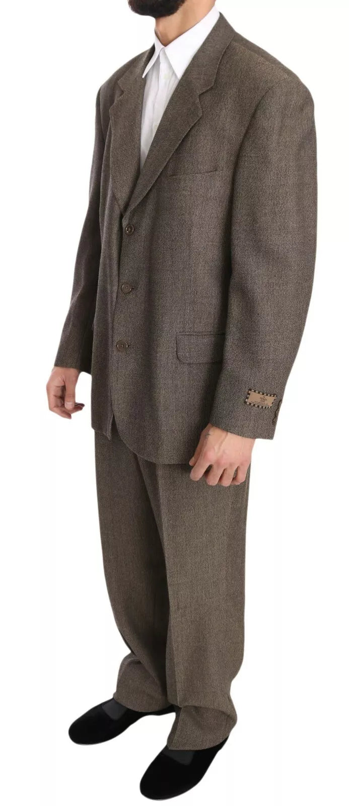 Dolce & Gabbana – Brauner einreihiger Wollanzug