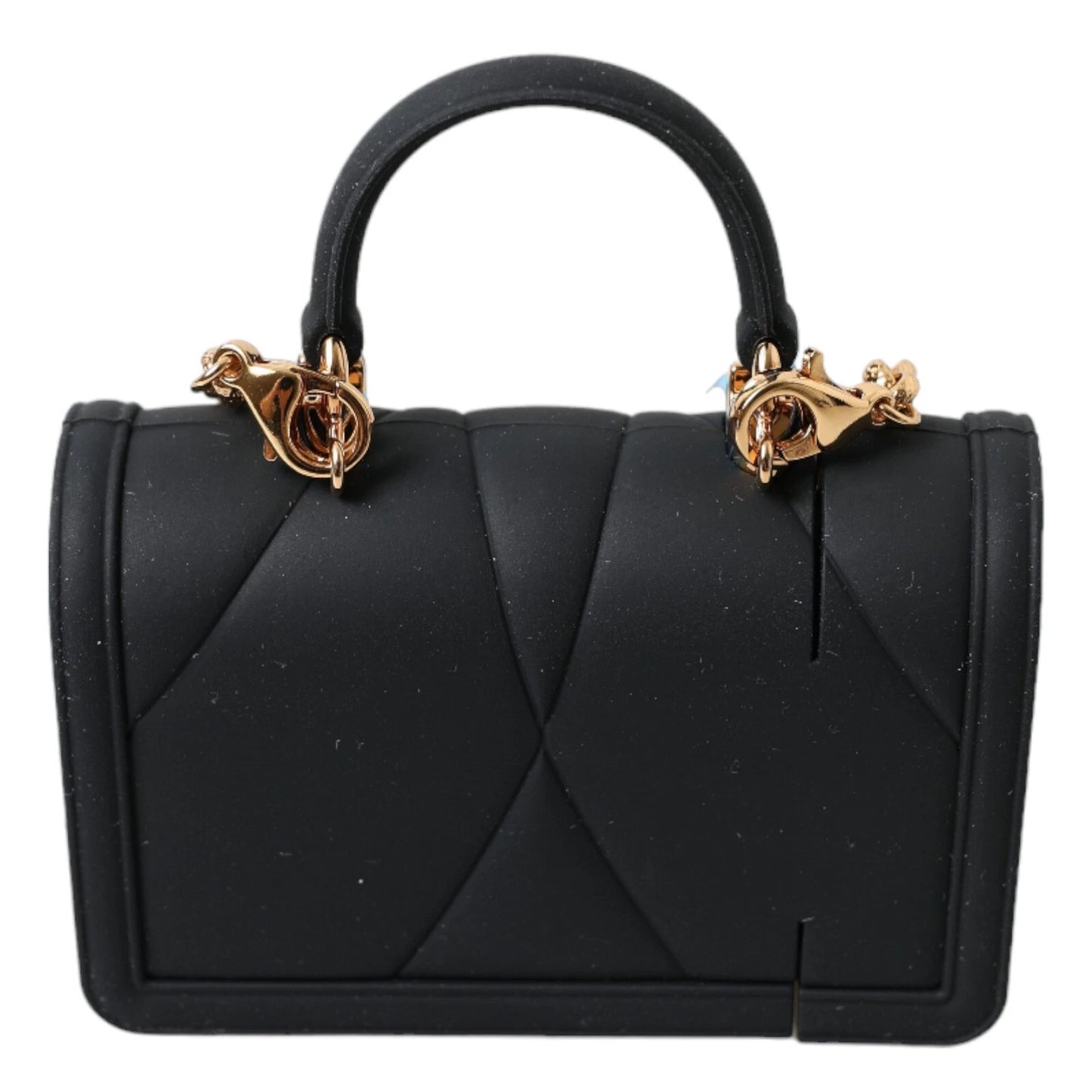 Dolce & Gabbana Hülle Schwarz Silikon Devotion Herz Hülle Handtasche Airpod