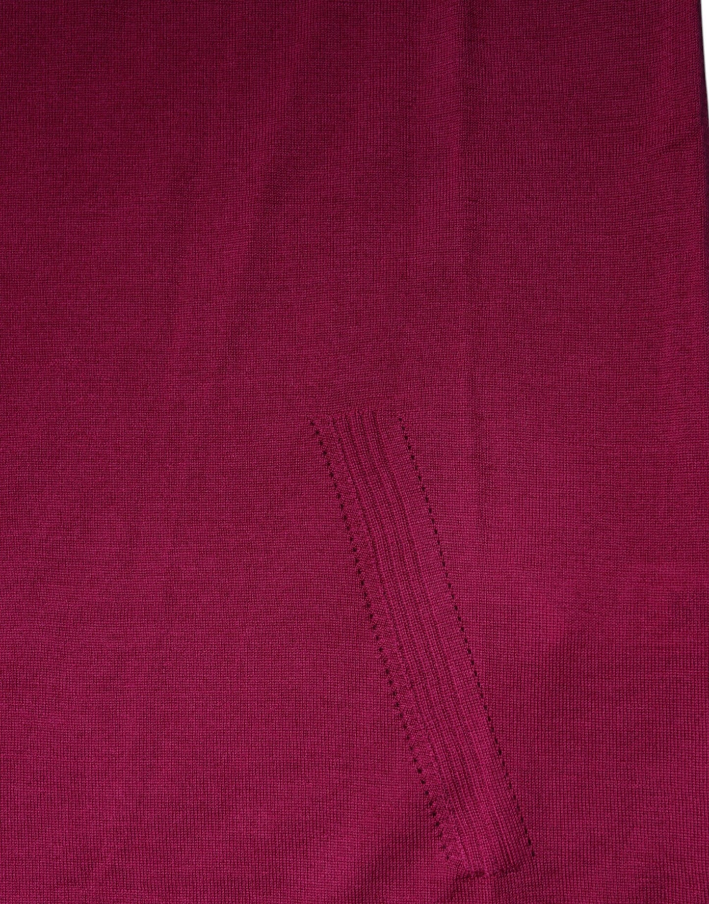 Dolce & Gabbana – Langärmliger Rollkragenpullover aus Wolle in Fuchsia