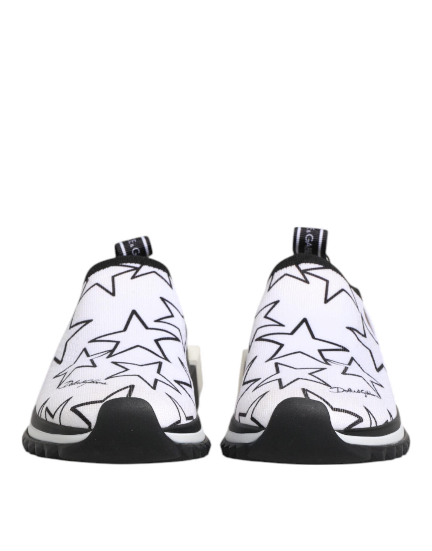 Dolce & Gabbana Sorrento Low Top Sneakers mit weißen Sternen