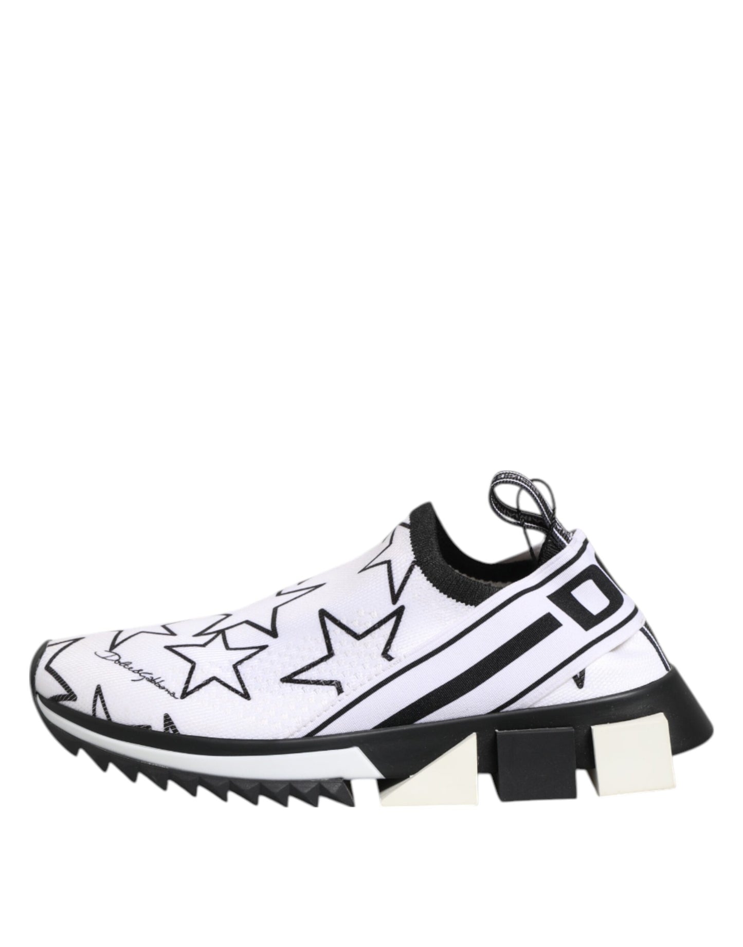Dolce & Gabbana Sorrento Low Top Sneakers mit weißen Sternen