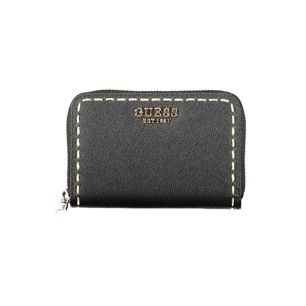 Guess Jeans – Schwarze Polyethylen-Geldbörse