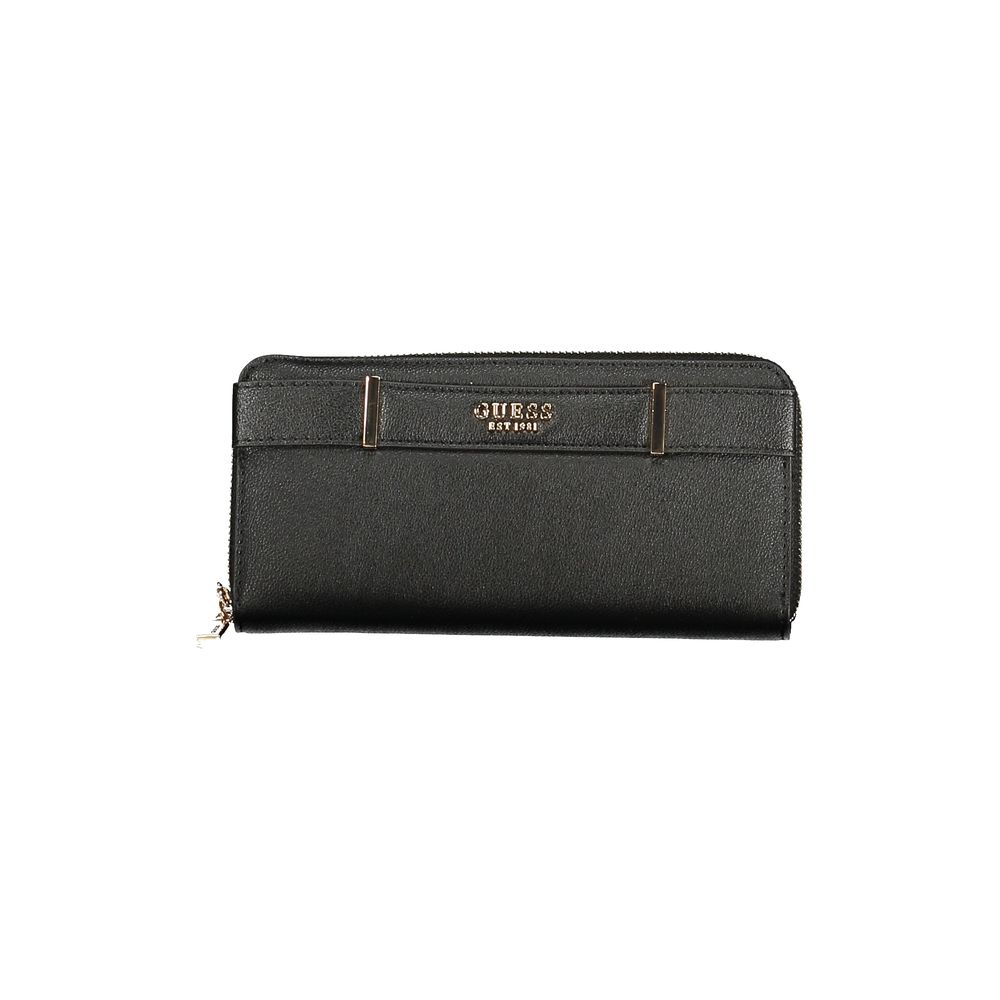 Guess Jeans – Schwarze Polyethylen-Geldbörse