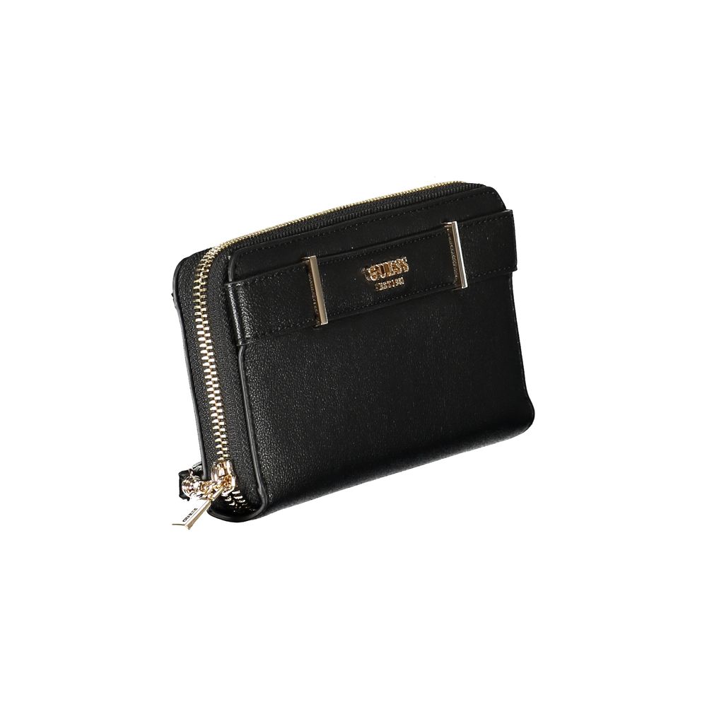 Guess Jeans – Schwarze Polyethylen-Geldbörse