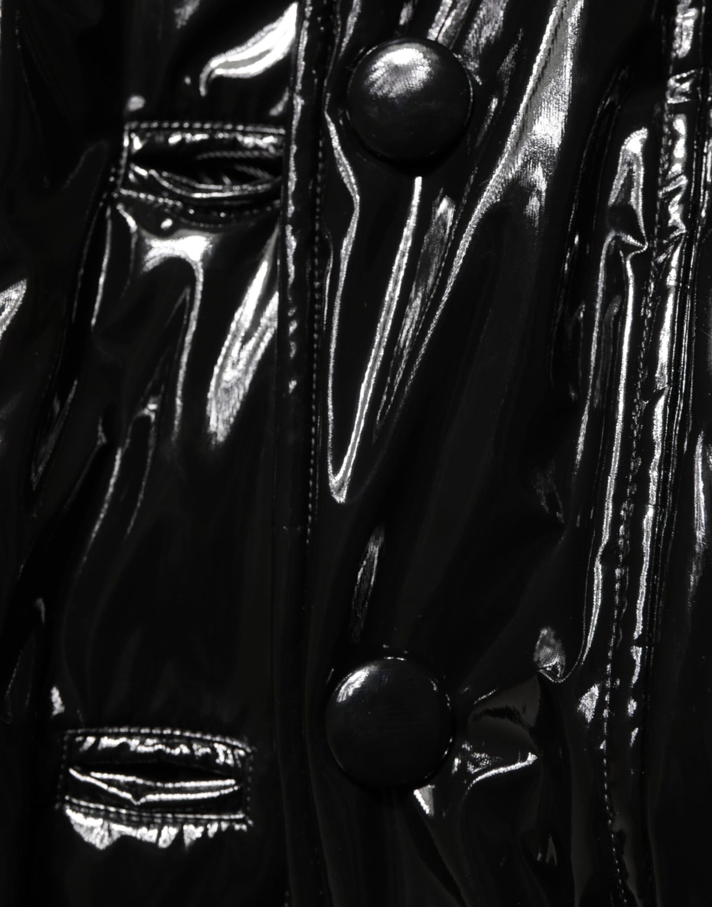 Dolce & Gabbana – Schwarze Steppjacke aus Polyester