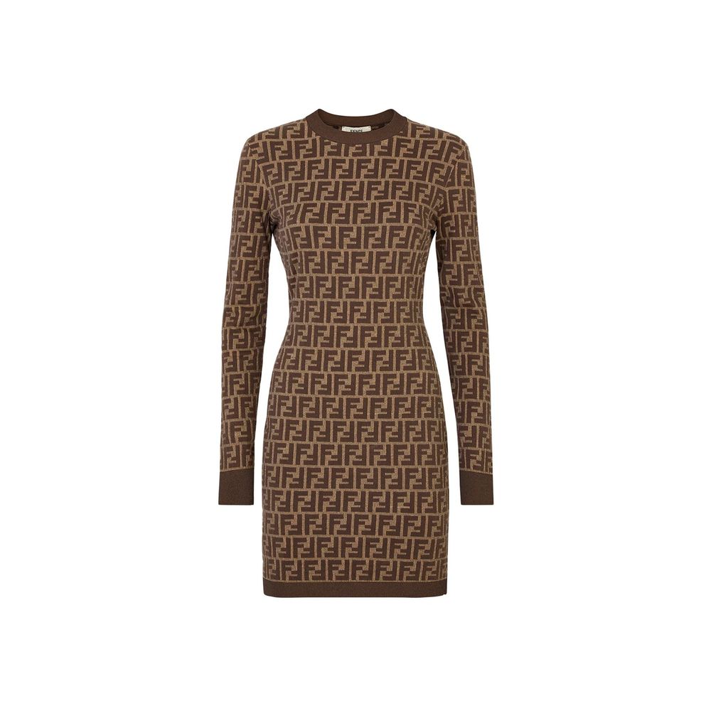 Fendi Baumwoll-FF-Kleid
