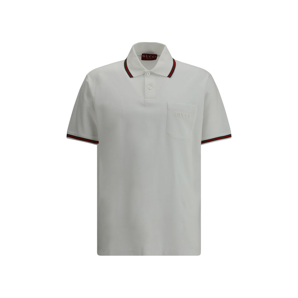 Polopullover mit Gucci-Logo