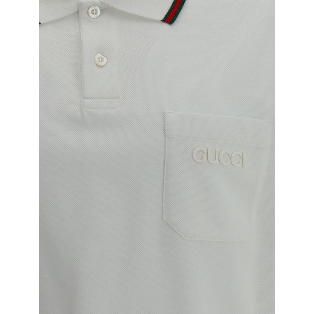 Polopullover mit Gucci-Logo