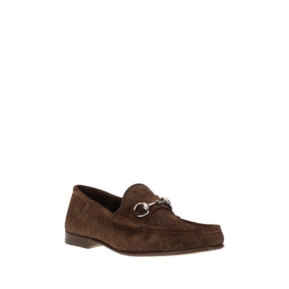 Gucci Wildleder-Loafer „Horsebit 1953“