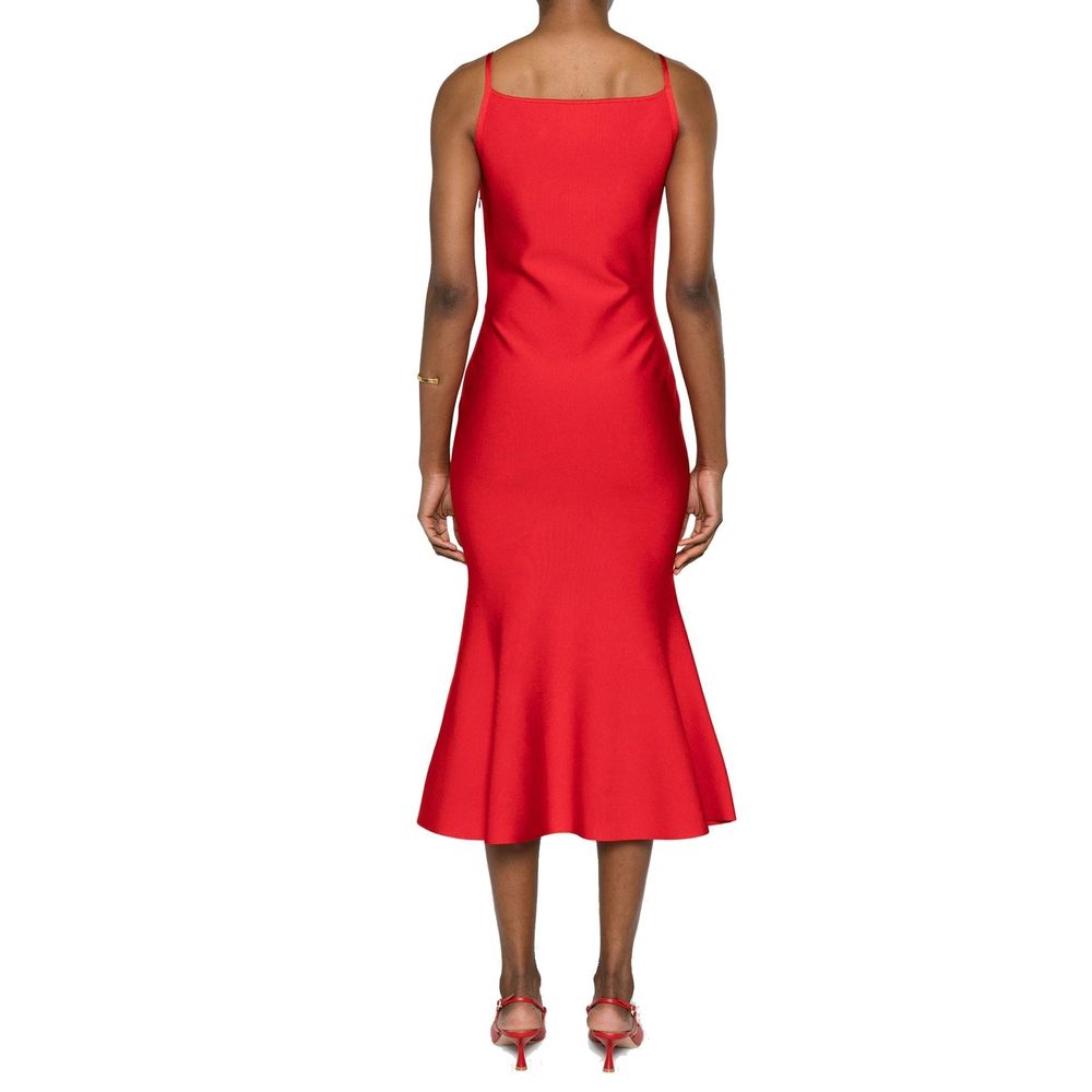 Alexander McQueen Ausgestelltes Strickkleid