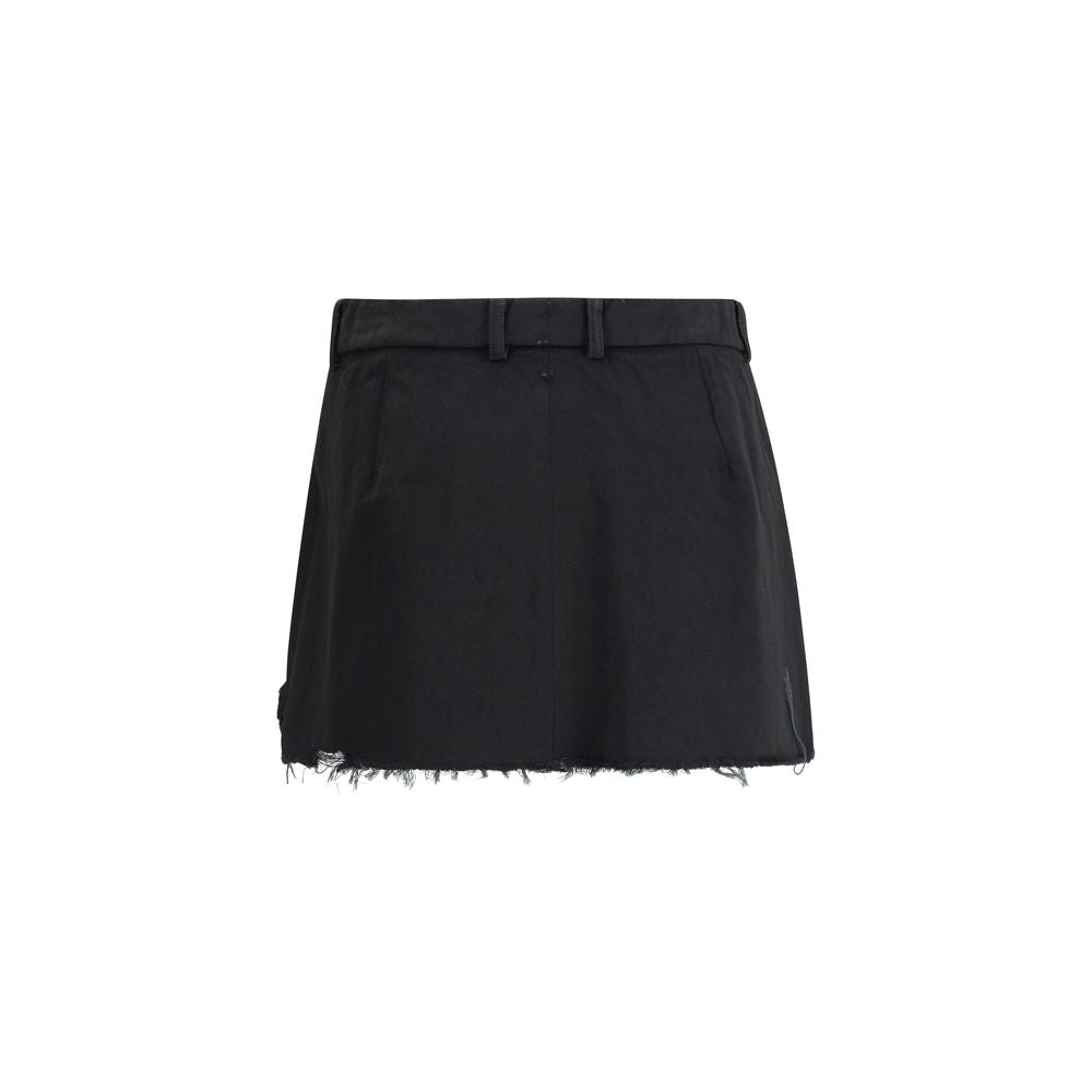 Balenciaga Minirock mit Fransen