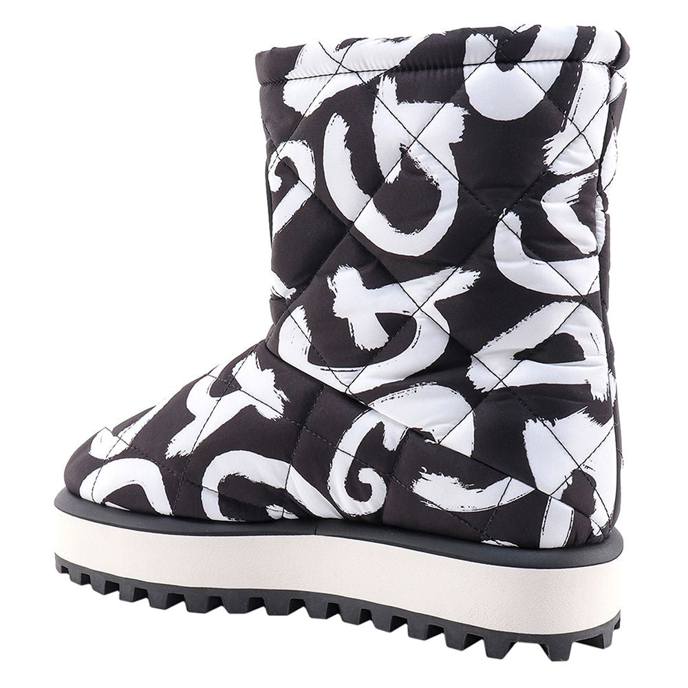 Dolce & Gabbana Schwarzer Nylonstiefel