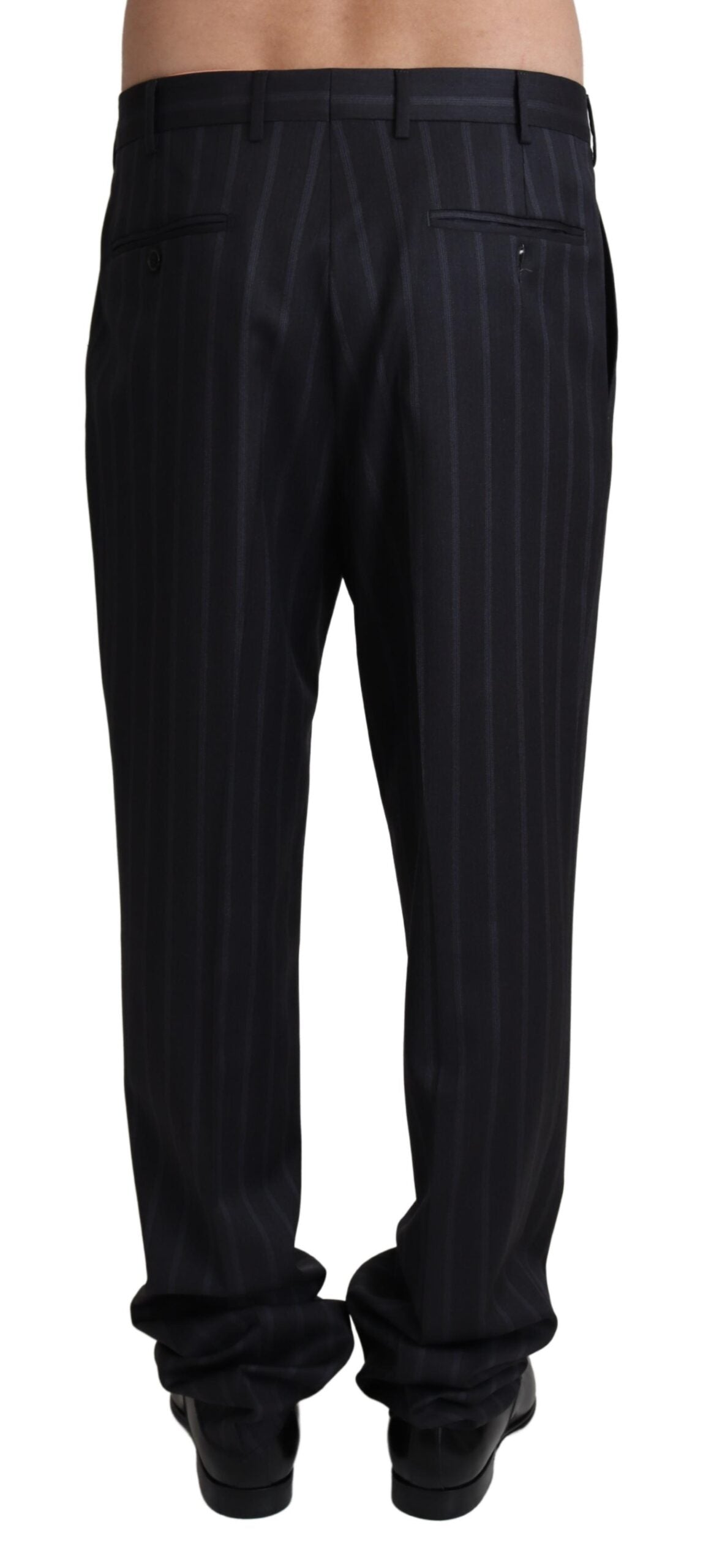 Dolce & Gabbana – Formelle Hose aus grauer Wollmischung