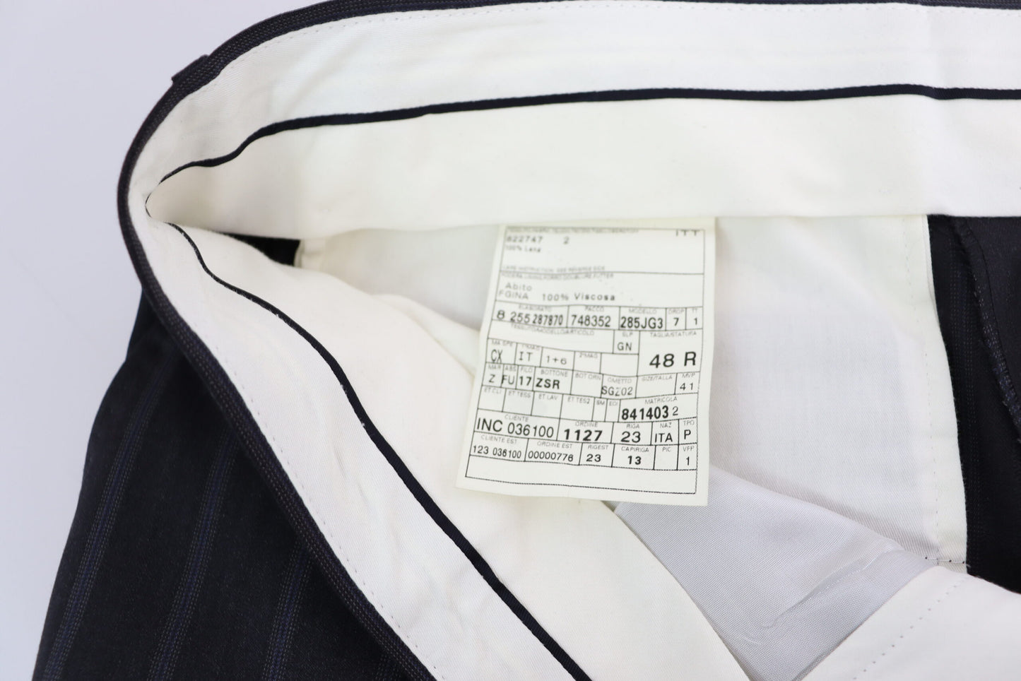 Dolce & Gabbana – Formelle Hose aus grauer Wollmischung