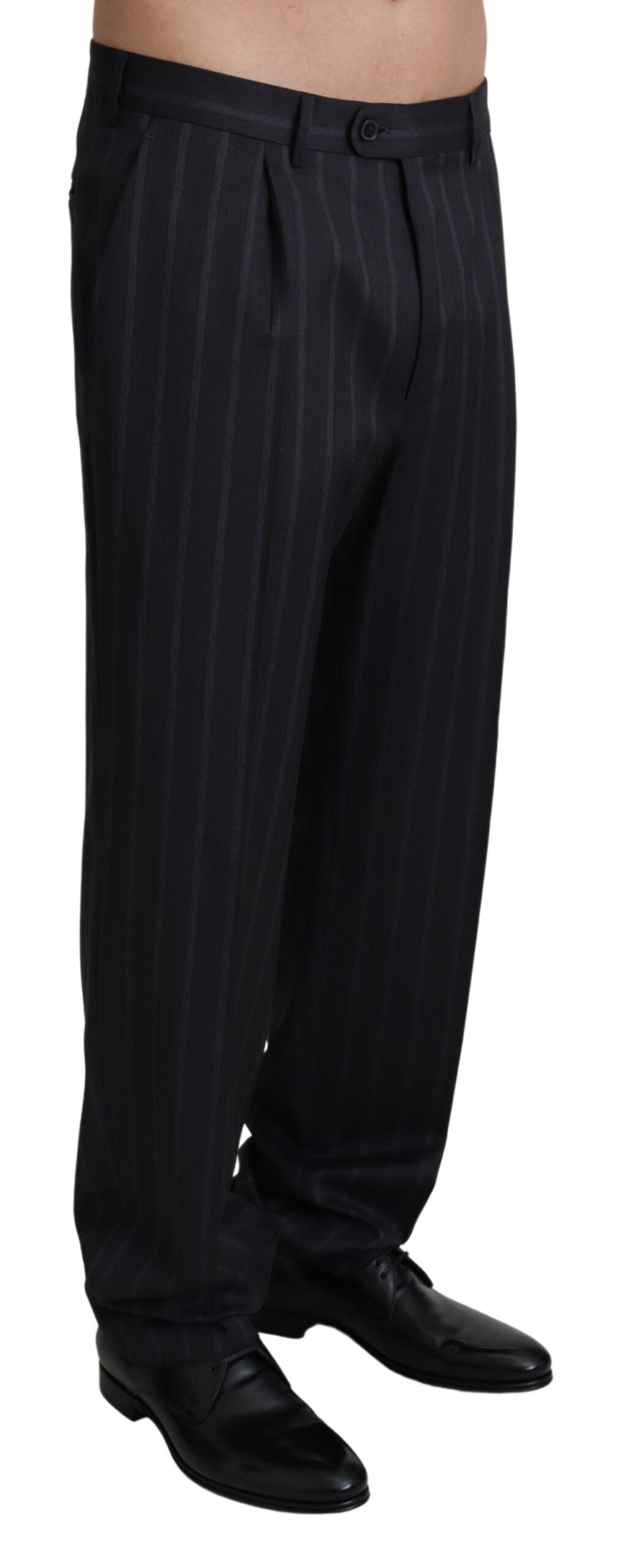 Dolce & Gabbana – Formelle Hose aus grauer Wollmischung