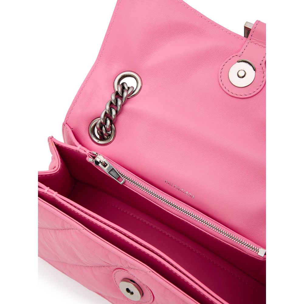 Balenciaga – Rosa Leder-Umhängetasche