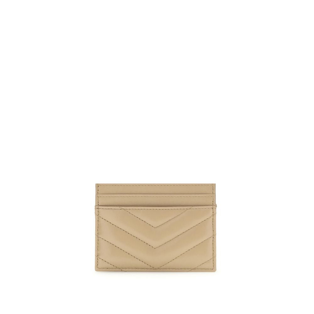 Saint Laurent Kartenetui aus Lammleder