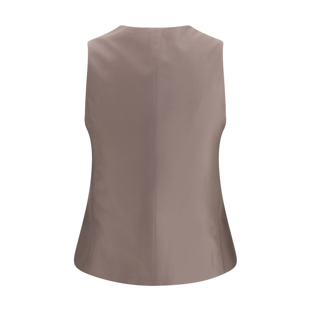 Giorgio Armani Einreihiger Cardigan aus Hanf und Viskose