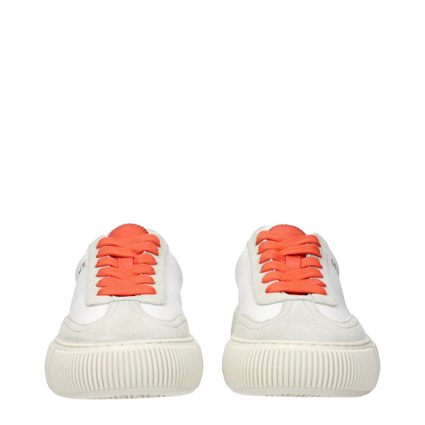 Weiße Ledersneaker von Versace