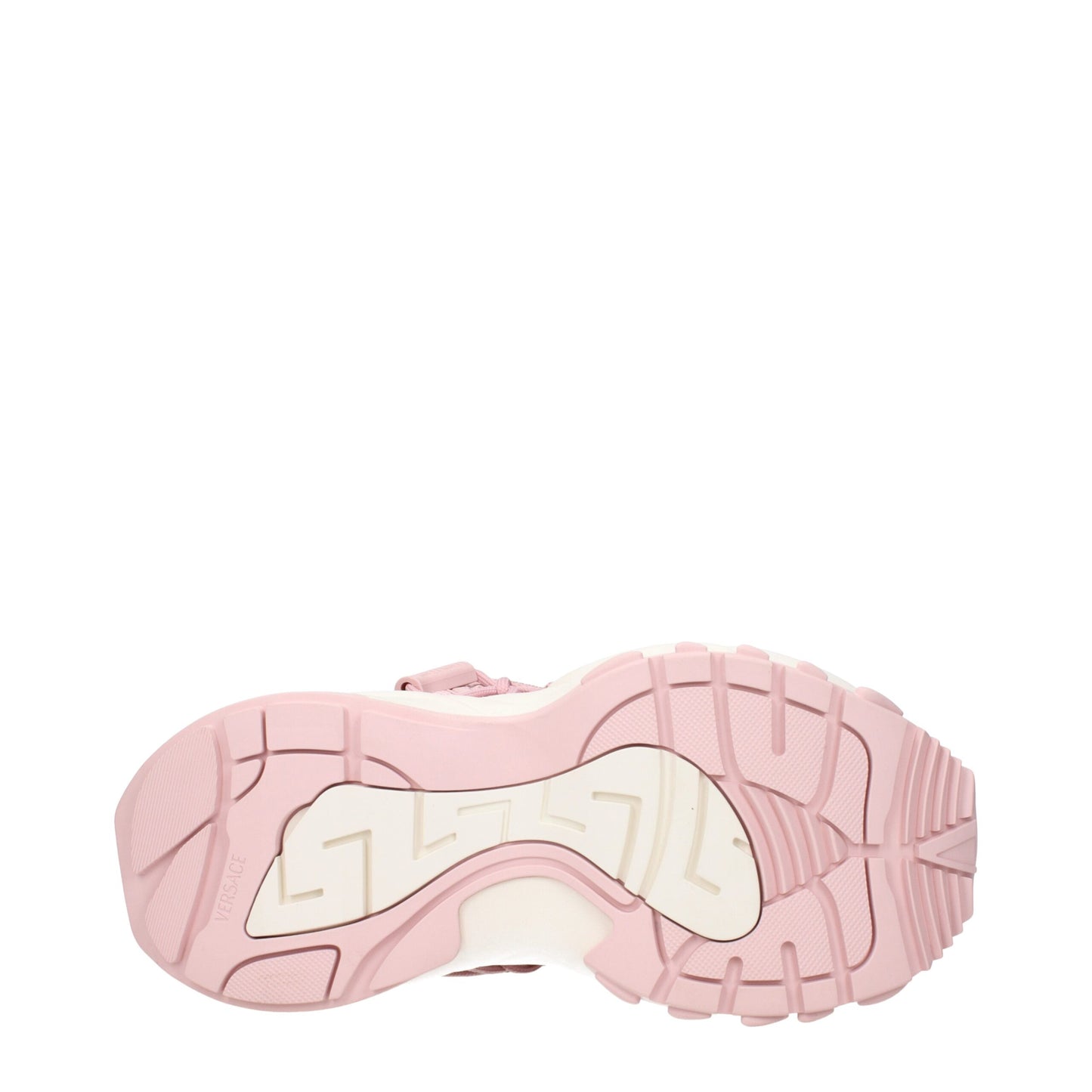 Versace – Rosafarbene, klobige Leder-Sneaker