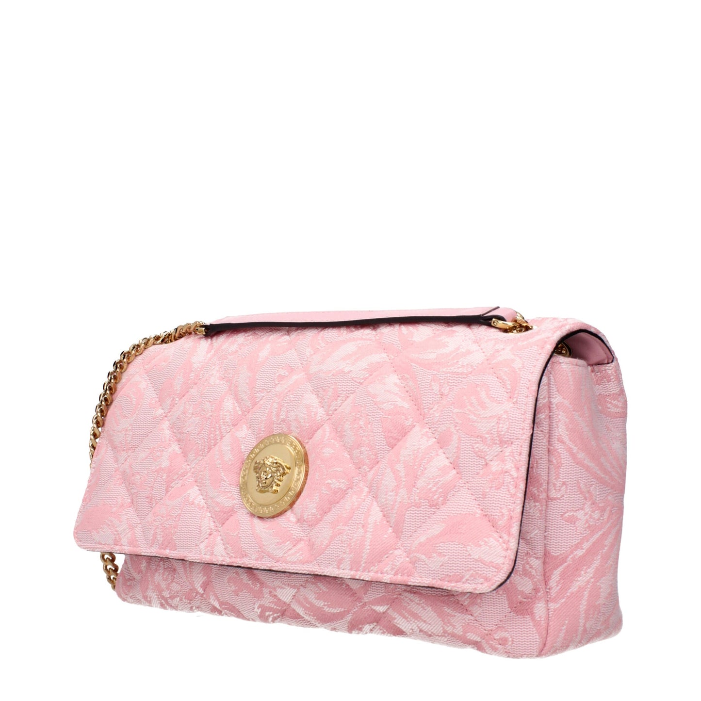 Versace Rosa Stoff-Umhängetaschen