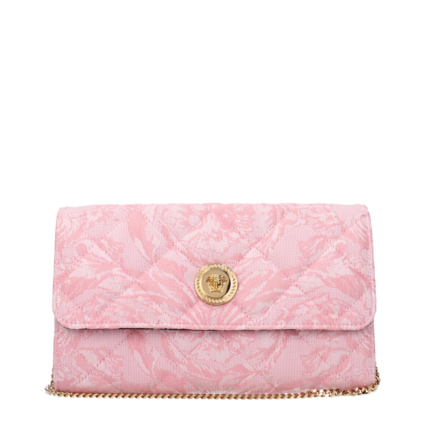 Versace Pink Stoff Clutches