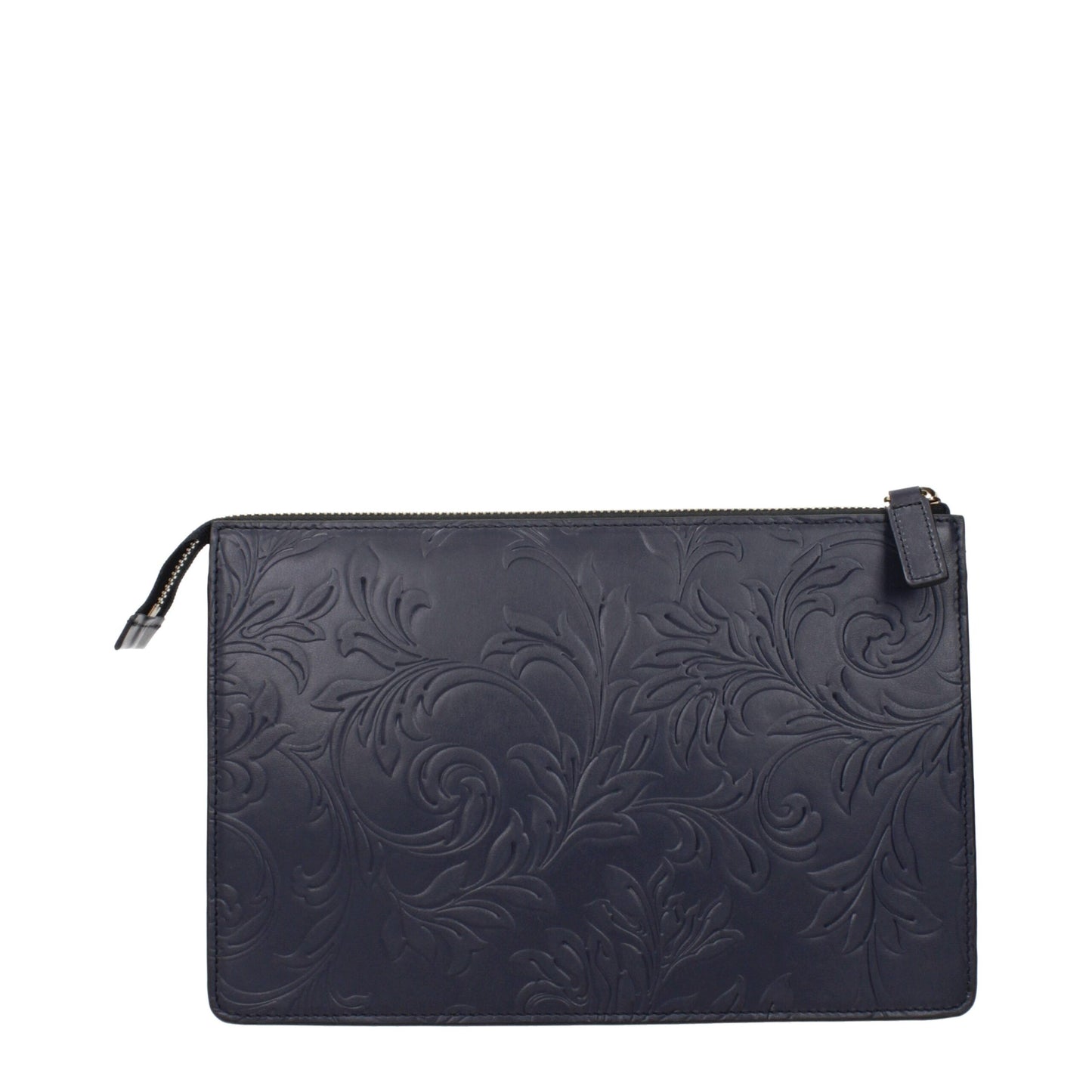 Versace Blaue Leder-Clutch-Taschen
