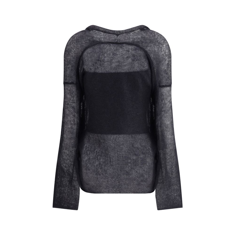 Giorgio Armani Doppelreihiger Cardigan und Top aus einer Woll-Mohair-Mischung Twin Set