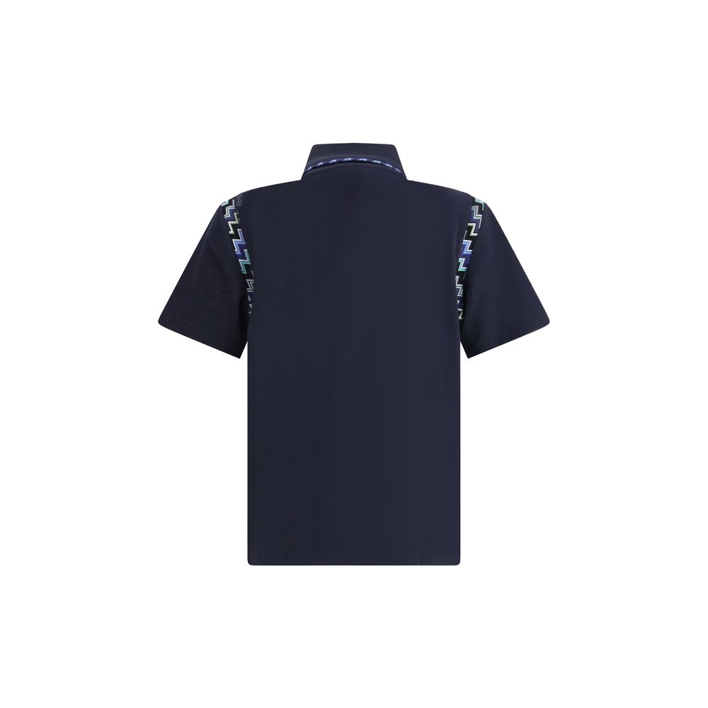 Missoni Poloshirt mit Zickzack-Details